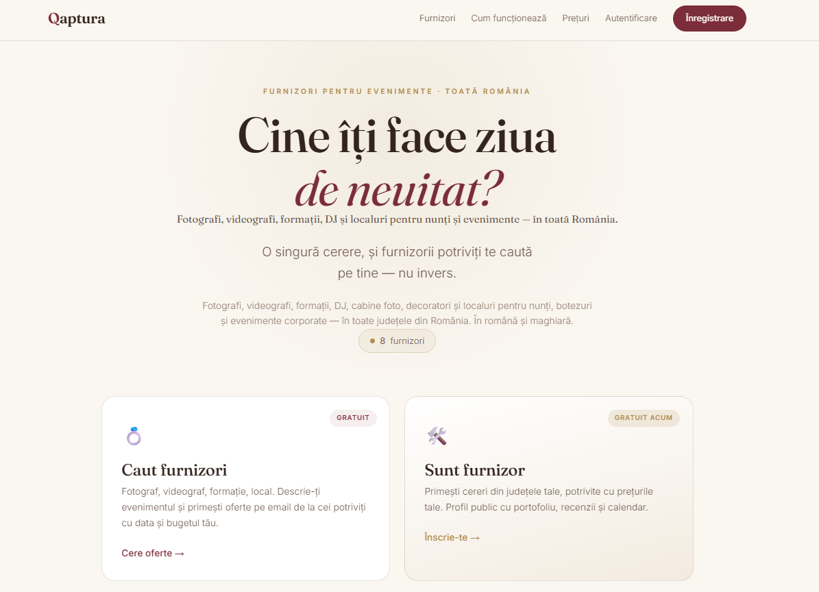 Studiu de caz: Qaptura — de la o frustrare reală la o platformă completă